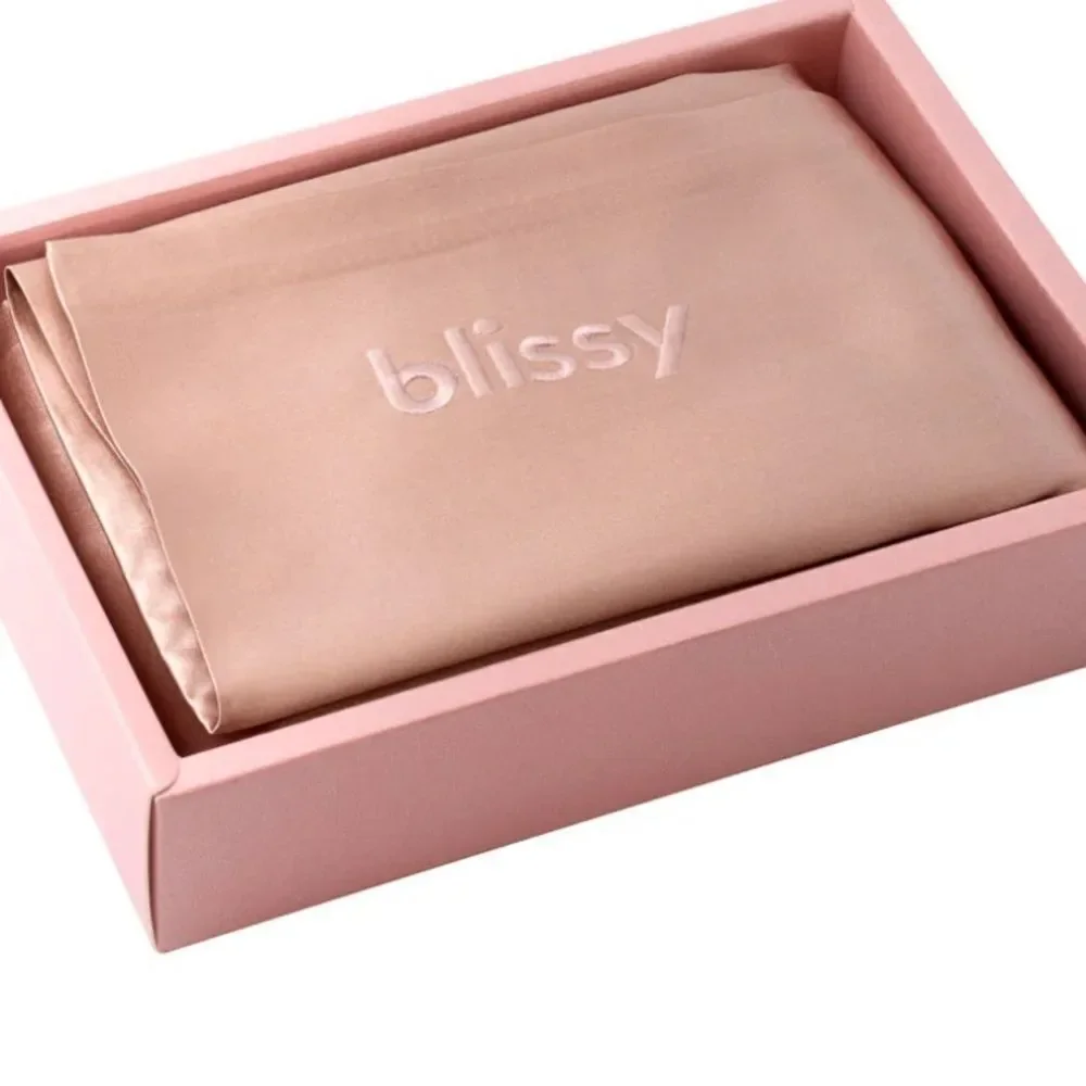 Blissy 100% Mulberry Silk Pillowcase - Rose Gold - Standard